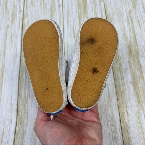 Keds White Leather Champion Toe Cap T-Strap Sneakers - Picture 7 of 7